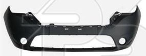 Передний бампер Renault Dokker, Lodgy 12- черный, c отв. ПТФ (FPS) 620221477R