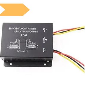 Преобразователь XPRO QIAO TB 2412 (15A) с 24V на 12V (20) черный (MER-14230_418)