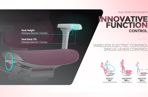 Кресло компьютерное MIRUS-IOO 2 (IOOE2-AB-HAM-5D-E-L) сетка T-168-B5 PINK | Зображення 9
