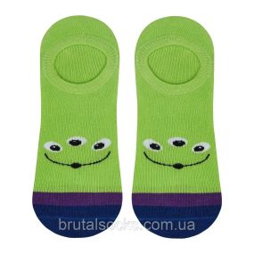 Шкарпетки короткі дитячі сліди Twinsocks р-18-20(29-31),22-24(34-37) рожеві, сірі, сині, жовті, салатові