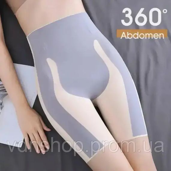 Шорты с высокой талией для коррекции фигуры изготовлены из легкого бесшовного нейлона | Зображення 5