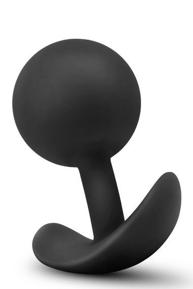 Анальний плаг Blush з внутрішнім кулькою Adventures Platinum Silicone Vibra Sex Aura | Зображення 3