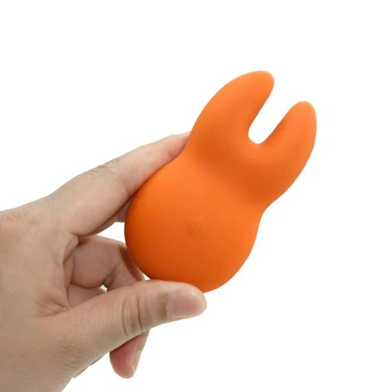 Вібратор для клітора із роздвоєним кінчиком Sweet Em Velvet Lure, жовтий sexstyle | Зображення 4