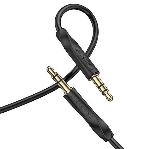 Кабель Borofone BL16 DC3.5 тато-тато 1.0м, круглий, Black, Box | Зображення 1