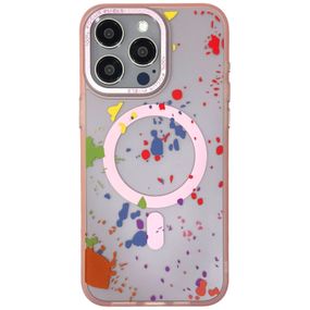 Чехол TPU+PC Flush with MagSafe для Apple iPhone 12 Pro Max (6.7") Baby pink