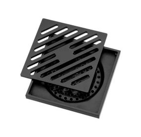 Душевой трап Gappo 100х100 мм, черный G81050-6