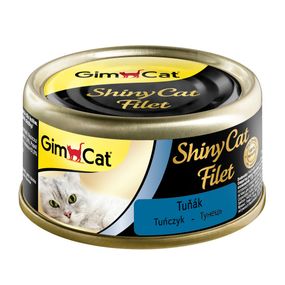 Корм вологий GimCat Shiny Cat Filet для котів з тунцем 70 г