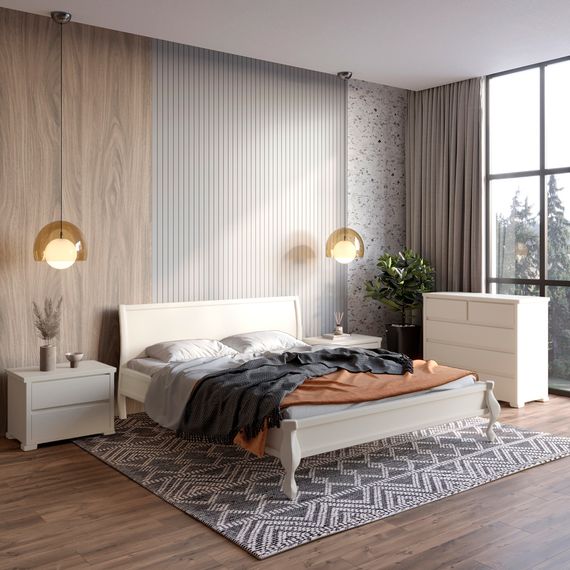 Полуторне ліжко Mebigrand Палермо Айворі 120х190 см (MBG-1710)