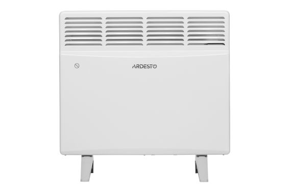 Конвектор електричний ARDESTO  CH-1000MCW, 1000 Вт, 10 м2, закритий нагрів. елемент, IP24, мех. керування, білий (CH-1000MCW) | Зображення 2
