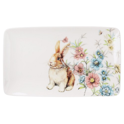 Блюдо 20,5*12*5*1,5см Happy Rabbit подряпана 311-124 БОНА ДИ