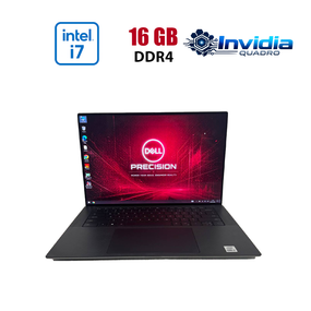 Мобильная рабочая станция Dell Precision 5550 / 15.6" (1920x1080) IPS / Intel Core i7-10850H (6 (12) ядра по 2.7 - 5.1 GHz) / 16 GB DDR4 / 512 GB SSD M.2 / nVidia Quadro T1000, 4 GB GDDR5, 128-bit / WebCam б/у