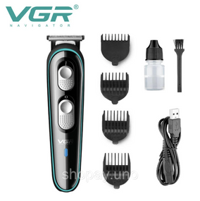 Тример для бороди та вусів V-055 ∙ Машинка для стрижки VGR V-055