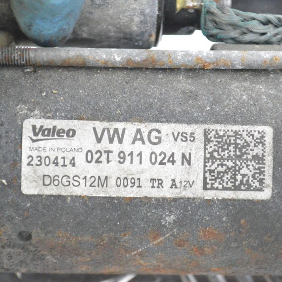 Стартер 12V 1.2-2.0 Seat Altea Ibiza Leon Toledo 2002-2015 Стартер Сеат Альтеа Ібіза Леон Толедо 02T911024N | Зображення 3