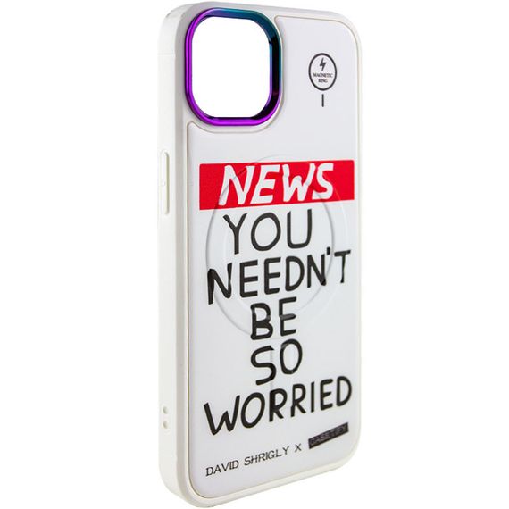 TPU+PC чохол Funny pictures with MagSafe для Apple iPhone 13 (6.1") | Зображення 1