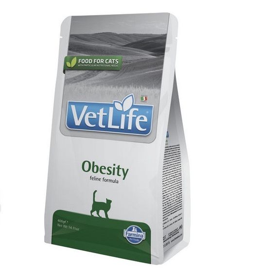 Сухий корм для котів з ожирінням Farmina Vet Life Obesity, 400 гр