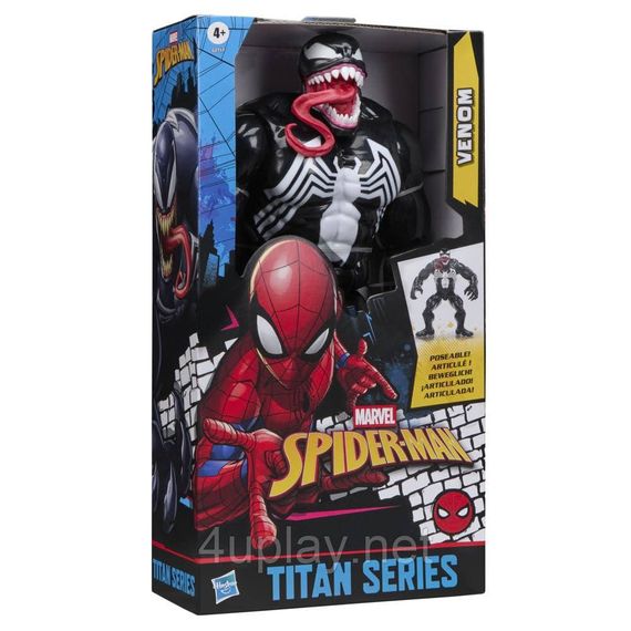 Ігрова фігурка Веном 30 см Марвел Людина-Павук Marvel Spider-Man Titan Series Venom