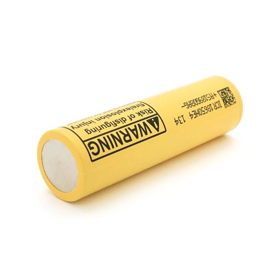 Акумулятор 18650 Li-Ion LG LGDBHE41865-HE4, 2500mAh, 35A, 4.2/3.7/2.5V, YELLOW, 2 шт в упаковці, ціна за 1 шт | Зображення 2