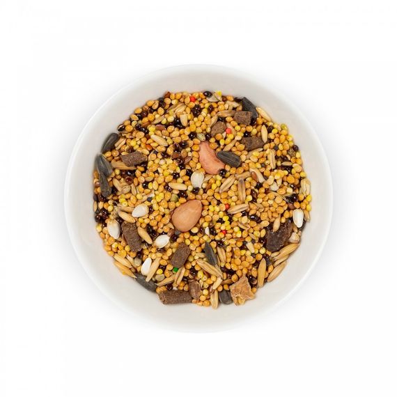 Корм Природа Коктейль для хвилястих папуг лугові трави та насіння льону 500 г | Зображення 1