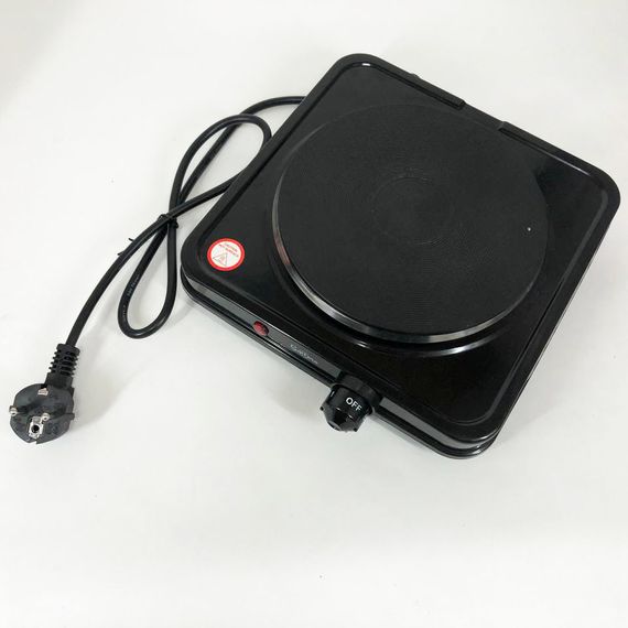 Плита електрична Suntera SP-1930, побутова плита, плита домашня. Колір: чорний | Зображення 4