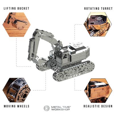 Конструктор Metal Time колекційна модель Tireless Digger (MT043) | Зображення 2