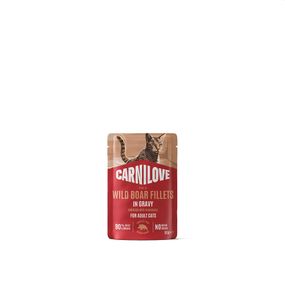 Корм вологий Carnilove Gravy Wild Boar with Chamomile д/котів дикий кабан і ромашка в соусі 85 г