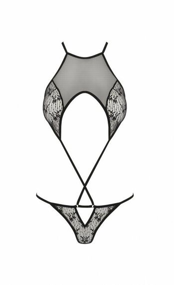 Ажурное боди Passion AZALIA BODY L/XL, black sexstyle | Зображення 2
