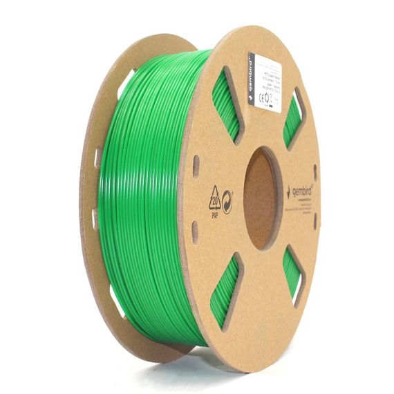 Пластиковий матеріал (филамент) для 3D-принтера Gembird 3DP-PETG1.75-01-G, зелений