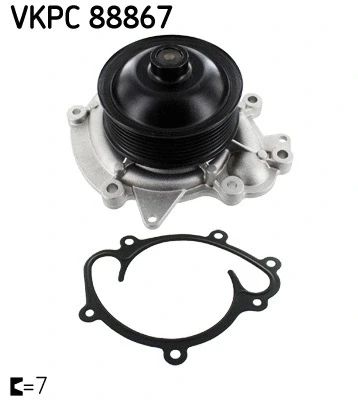 Водяной насос JEEP COMMANDER, CHRYSLER 300, MERCEDES-BENZ E-CLASS, SKF (VKPC88867) | Зображення 1