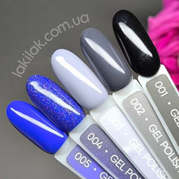 Гель-лак Jerden Proff №04 (синя галактика) 5 мл | Зображення 1