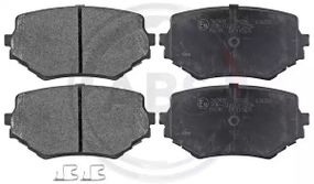 Колодки передні гальмівні Grand Vitara/Grand Escudo/Escudo/Vitara 95-06, ABS (36965)