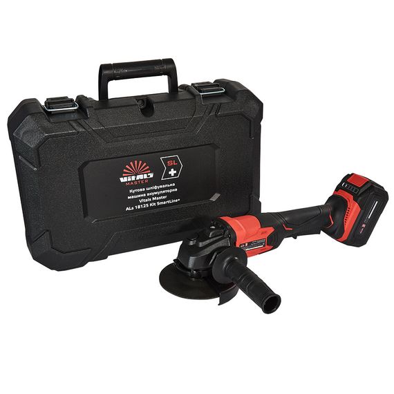 Шліфувальна машина кутова акумуляторна Vitals Master ALs 18125 Kit SmartLine+