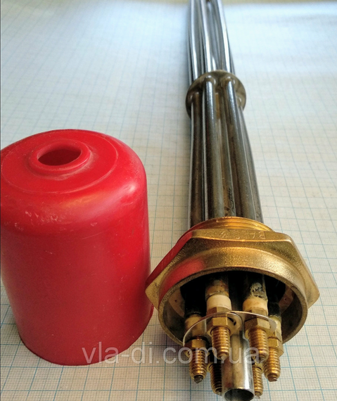 Блок Тенів 15000w з різьбленням 1,5 "дюйма(Туреччина) для котлів та електричних систем опалення