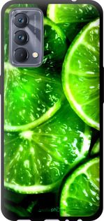 Чохол на Realme GT Master Зелені часточки лимона "852b-2852-2448"