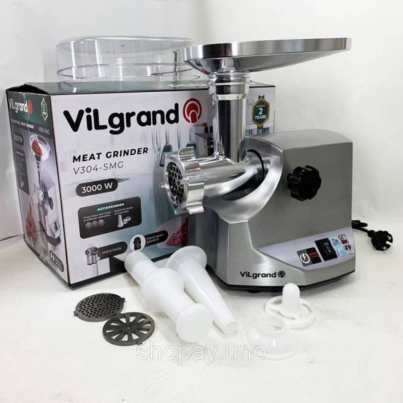 Электромясорубка бюджетная ViLgrand, Мясорубка для помидоров, Электромясорубки электрические бытовые EI-33 | Зображення 8