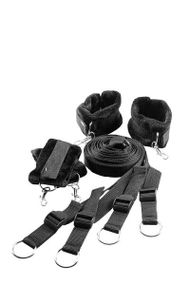 Ременная система для фиксации к кровати BLAZE BED RESTRAINT SET Sex Aura