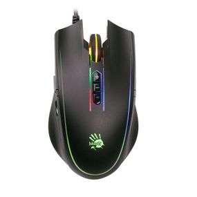 Миша ігрова A4-Tech Bloody Q81, чорна, з підсвічуванням Curve, USB