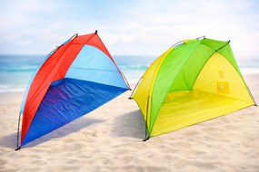 Пляжная палатка-тент "Ракушка" двухместная удобна и проста в использовании с каркасом Send Tent