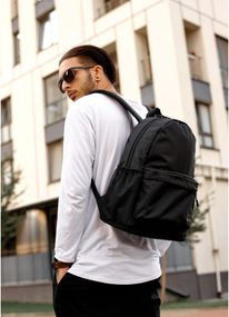 Чоловічий рюкзак Sambag BRIX PJT CLASSIC чорний 40 х 27 х 15 см (11711065m)