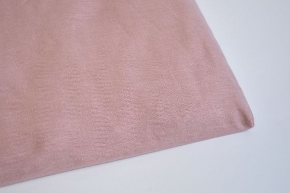 Простирадло 180х200см на гумці з наволочкою (ранфорс) First Choice, Пудрове | Зображення 1