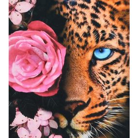 Алмазная мозаика "Взгляд через цветочную вуаль" HEG88138 30х40 см