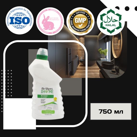 Засіб для чищення унітазу Farmasi Mr. Wipes 750 мл | Зображення 3