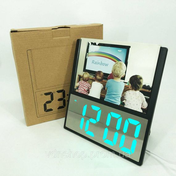 Годинник світлодіодний настільний хороші DS-6608, Оригінальний настільний годинник EF-85 | Зображення 3