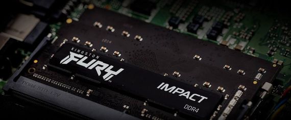 Пам&#039;ять ноутбука Kingston DDR4 16GB KIT (8GBx2) 3200 FURY Impact KF432S20IBK2/16 | Зображення 2