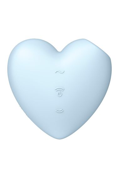 Вакуумний стимулятор-серце з вібрацією Satisfyer Cutie Heart Blue | Зображення 5
