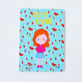 Блокнот 4Profi "Artbook Rainbow "Tutti Frutti", watermelon 48 листов формат А6 901388