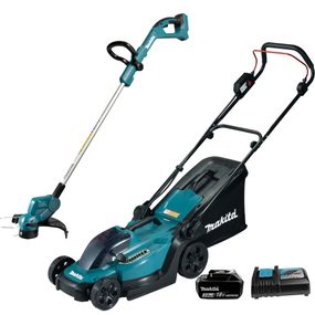 Газонокосарка акумуляторна Makita DLM330Z та тример акумуляторний Makita DUR193RF (комплект)