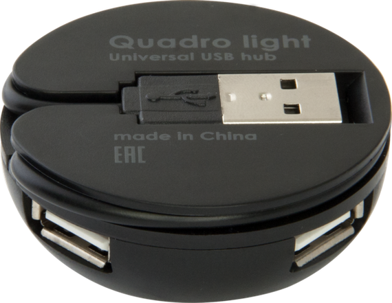 USB-хаб Defender Quadro Light 4xUSB 2.0 (83201) | Зображення 2