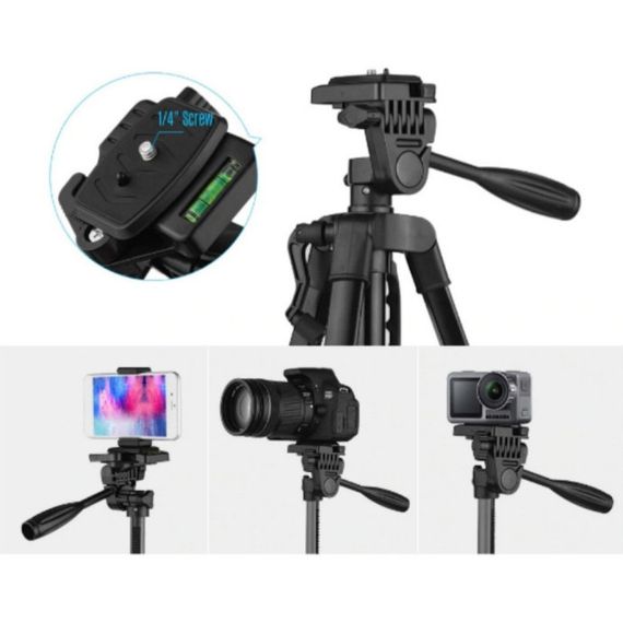 Підставка під телефон тринога 3366, Штатив для монокуляра, Штатив для софтбокса, OY-254 Штатив професійний | Зображення 5