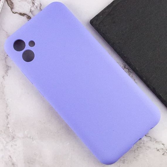 Чохол Silicone Cover Lakshmi Full Camera (AAA) для Samsung Galaxy A05 Бузковий / Dasheen | Зображення 4