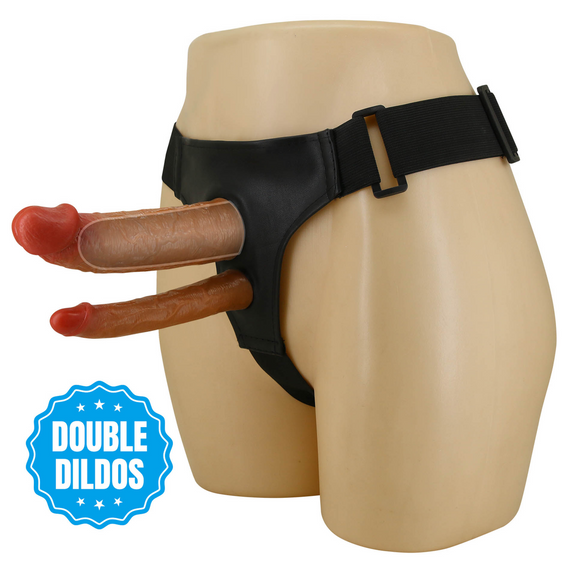 Мужской анально-вагинальный страпон PRETTY LOVE - Harnes Briefs KEAREN 6.9", BW-022106 Sex Aura | Зображення 2